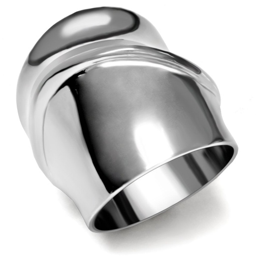 Alamode Tk036 High Polished Stainless Steel Ring