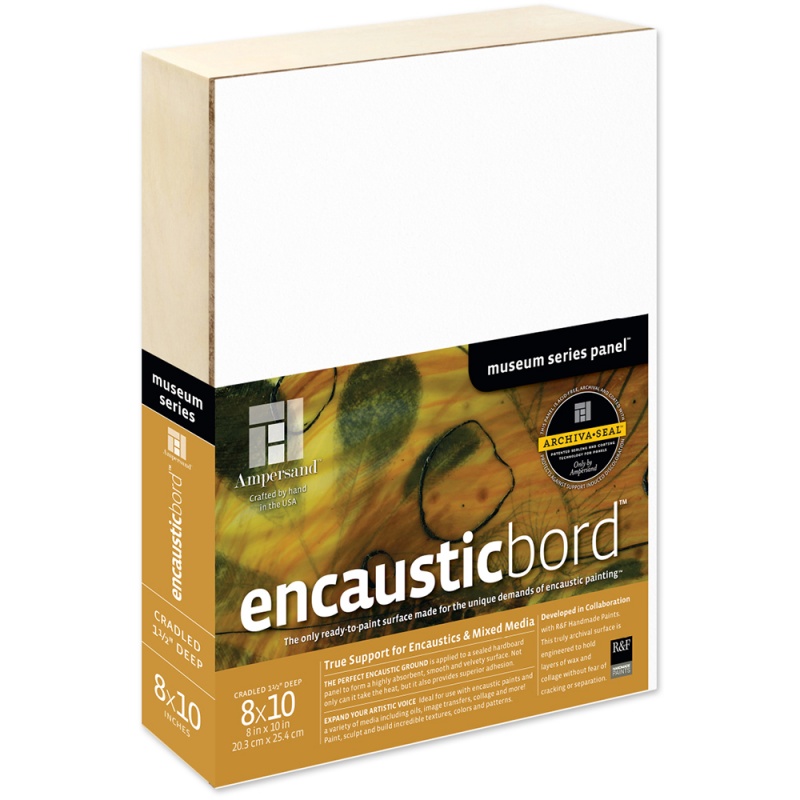Encausticbord 1.5" Cradled 8x10