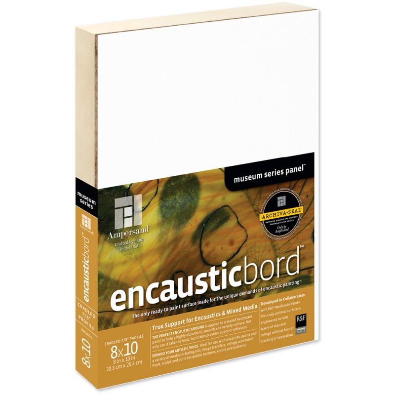 Encausticbord 7/8" Cradled 8x10