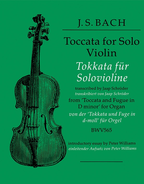 Toccata For Solo Violin From 'Toccata And Fugue In D Minor' For Organ Score