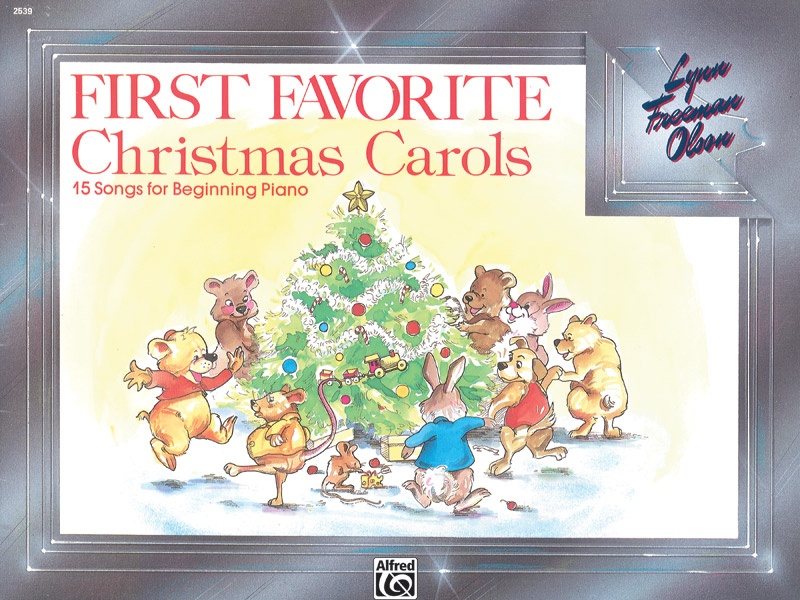 First Favorite Christmas Carols 15 Songs For Beginning Piano Book