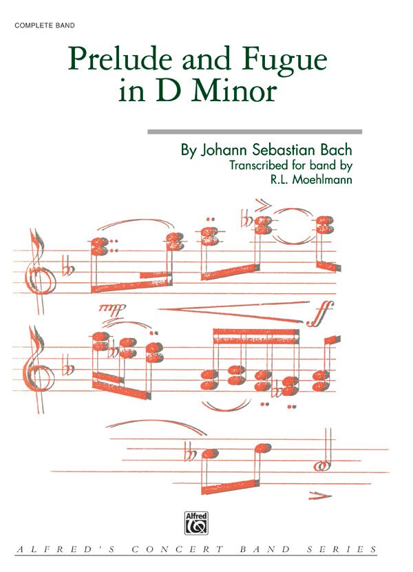 Prelude And Fugue In D Minor Conductor Score & Parts