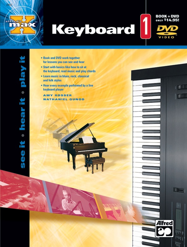 Alfred's Max™ Keyboard 1 See It * Hear It * Play It Book & Dvd
