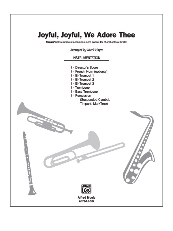 Joyful, Joyful, We Adore Thee Instrumental Parts