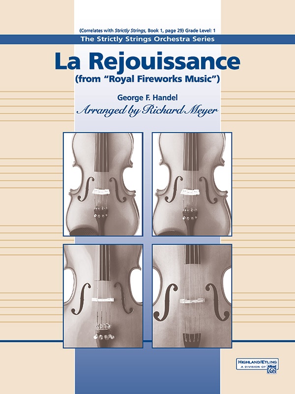 La Rejouissance (From Royal Fireworks Music) Conductor Score & Parts