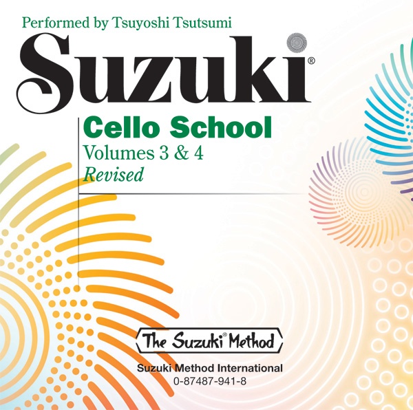 Suzuki Cello School, Volumes 3 & 4 International Edition Cd