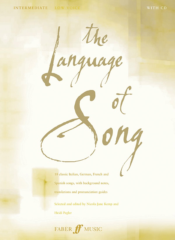 The Language Of Song: Intermediate Book & Cd