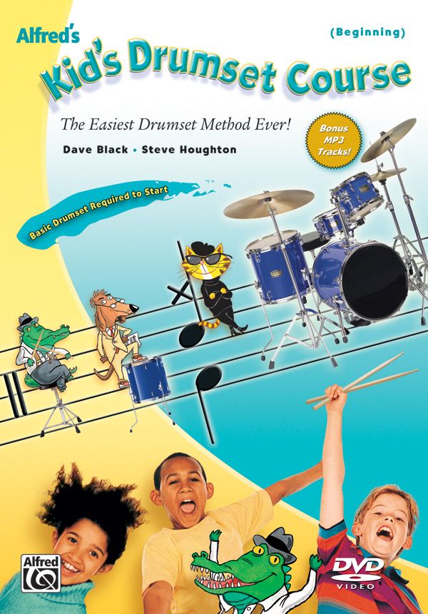 Alfred's Kid's Drumset Course The Easiest Drumset Method Ever! Dvd