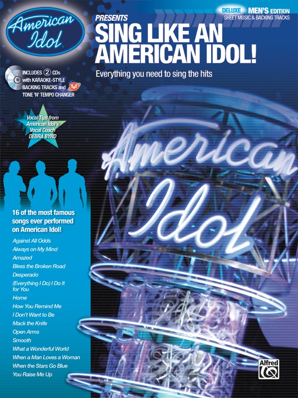 American Idol® Presents: Sing Like An American Idol! Deluxe Men's Edition Book & 2 Enhanced Cds