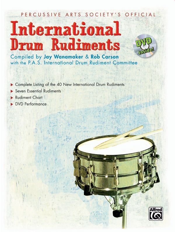 International Drum Rudiments Book & Dvd