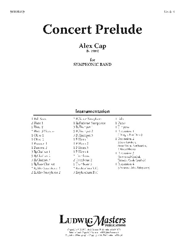 Concert Prelude Full Score