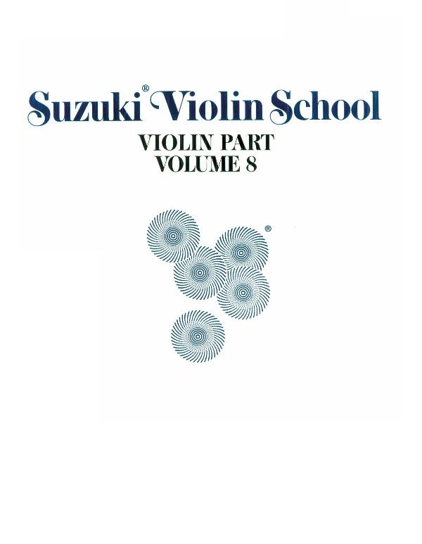 Suzuki Violin School, Volume 8 International Edition Book