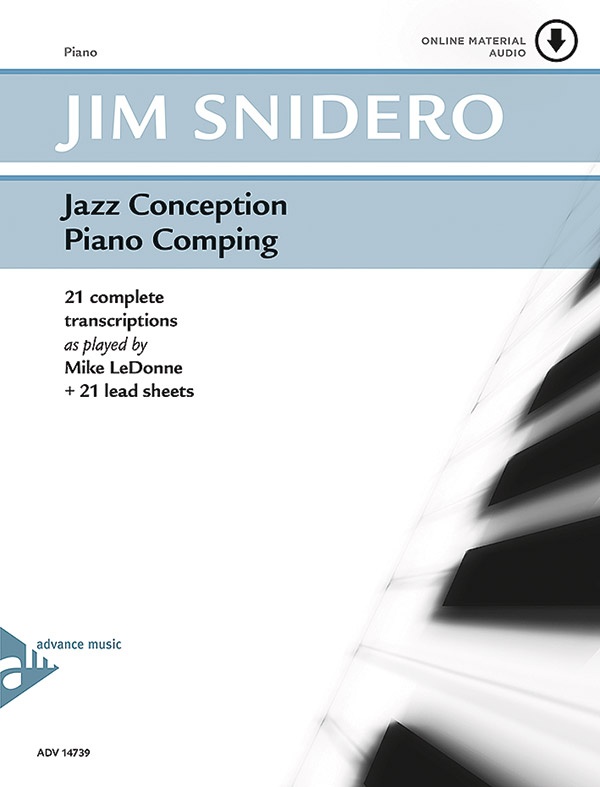 Jazz Conception Piano Comping 21 Complete Transcriptions As Played By Mike Ledonne + 21 Lead Sheets Book & Mp3 Online Audio