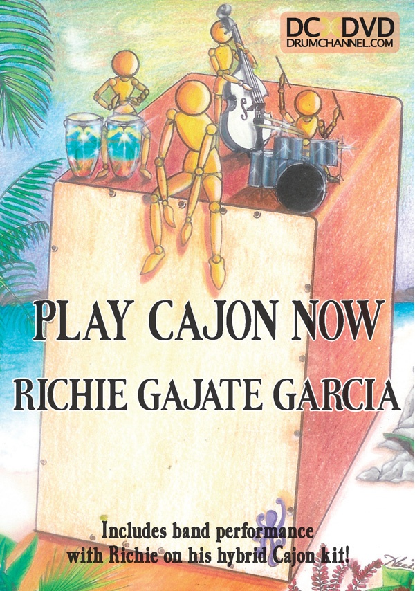 Play Cajon Now Includes Band Performance With Richie On His Hybrid Cajon Kit! Dvd
