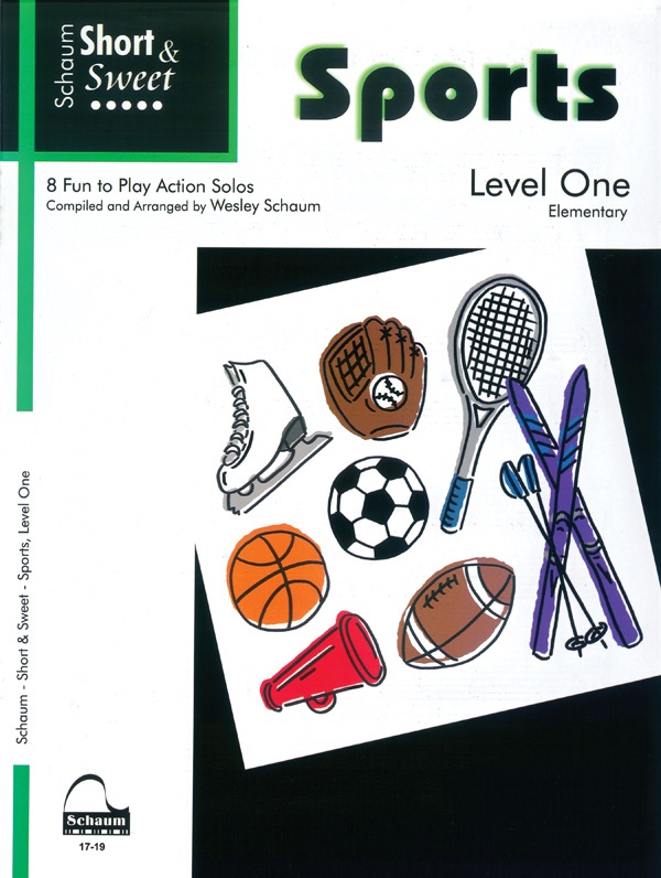 Short & Sweet Sports, Level 1 8 Fun To Play Action Solos Book