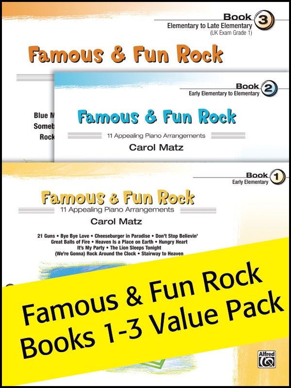 Famous & Fun Rock 1-3 (Value Pack) Value Pack