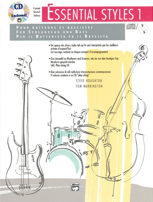 Essential Styles For The Drummer And Bassist, Book 1 Book & Cd