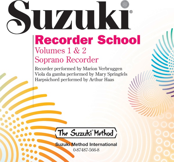Suzuki Recorder School (Soprano Recorder) Cd, Volume 1 & 2 Cd