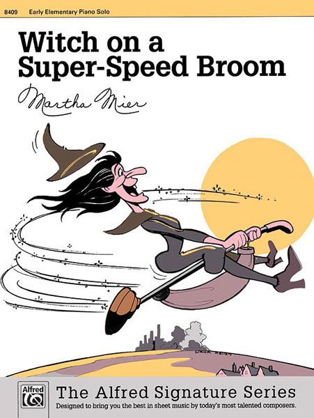 Witch On A Super-Speed Broom Sheet