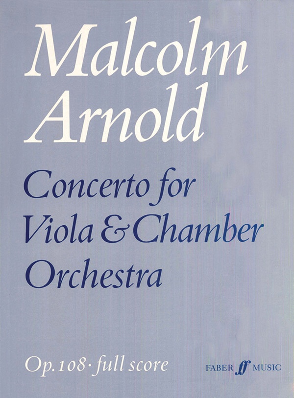 Concerto For Viola & Chamber Orchestra Op. 108 Score