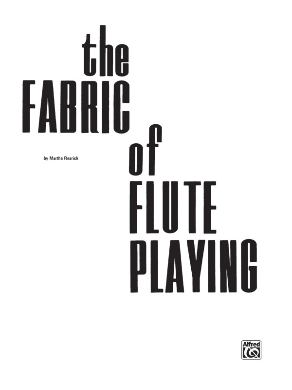 The Fabric Of Flute Playing Book