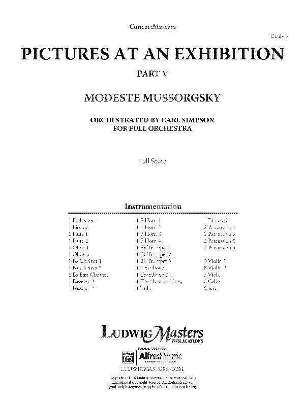 Pictures At An Exhibition, Part 5