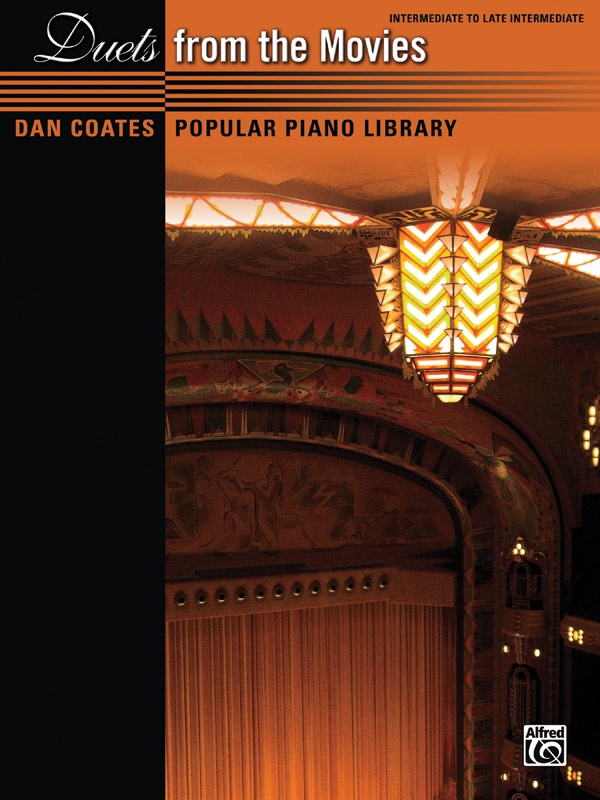 Dan Coates Popular Piano Library: Duets From The Movies Book