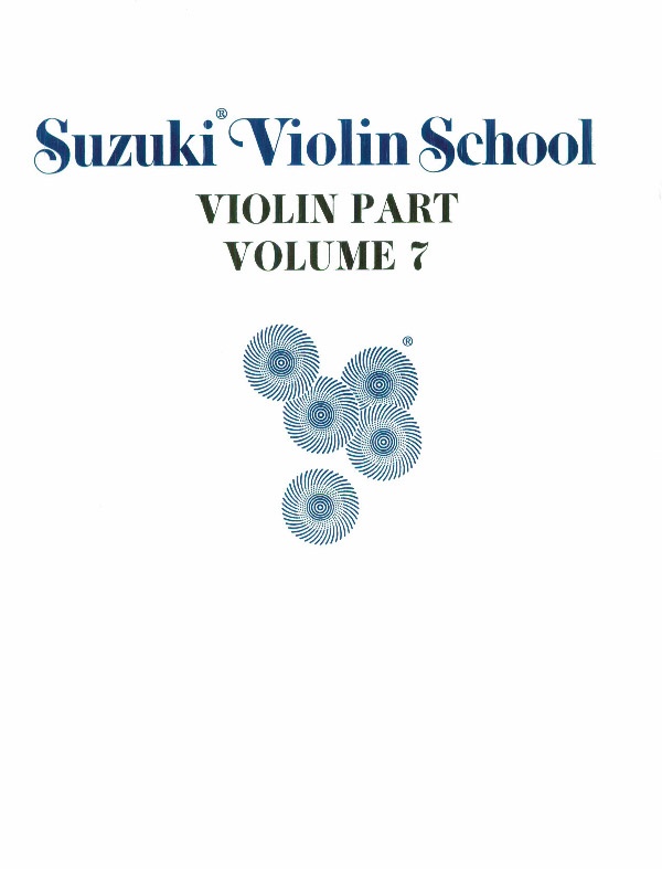 Suzuki Violin School, Volume 7 Book