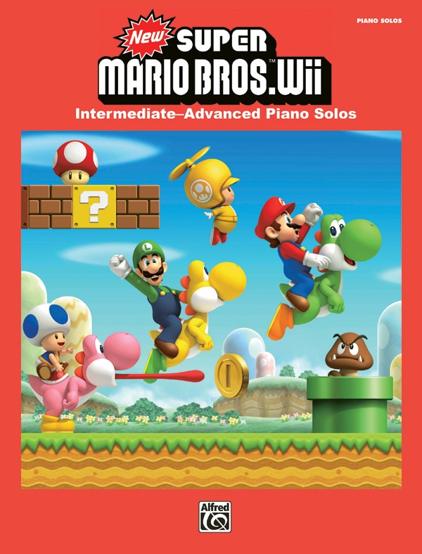 New Super Mario Bros.™ Wii Intermediate--Advanced Piano Solos Book