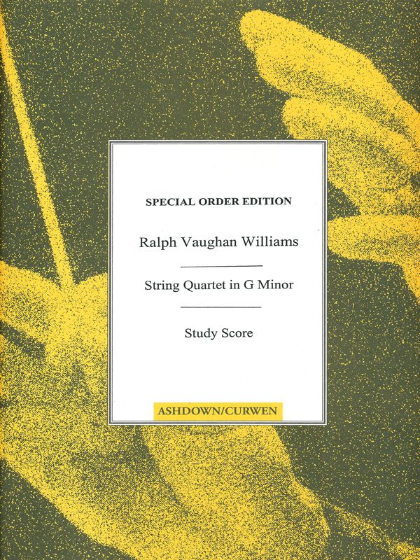 String Quartet In G Minor Study Score