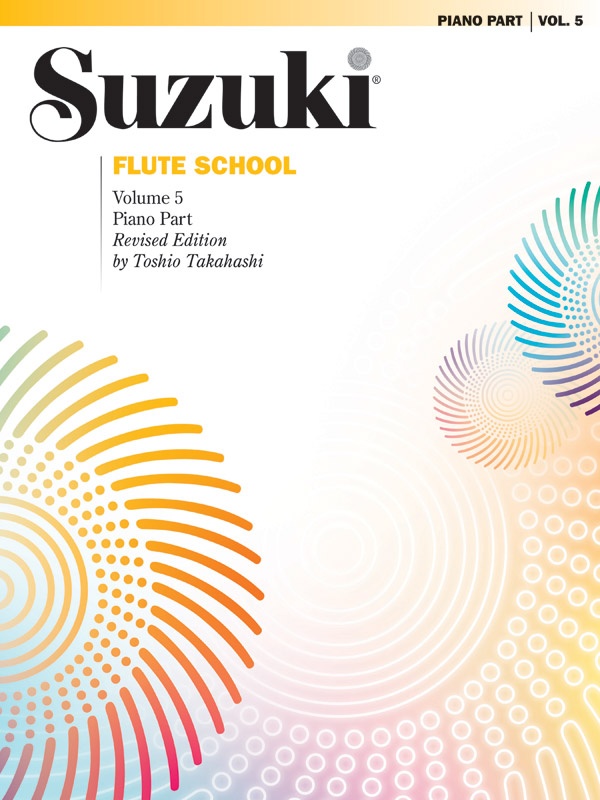 Suzuki Flute School Piano Acc., Volume 5 (Revised) Book