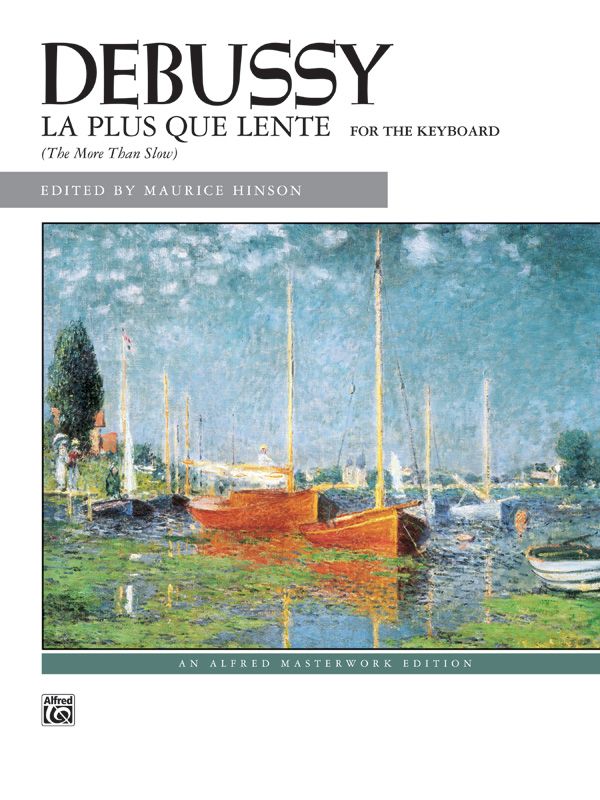 Debussy: La Plus Que Lente Sheet