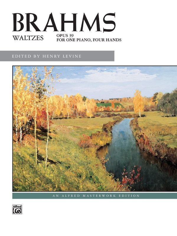 Brahms: Waltzes, Opus 39 Book