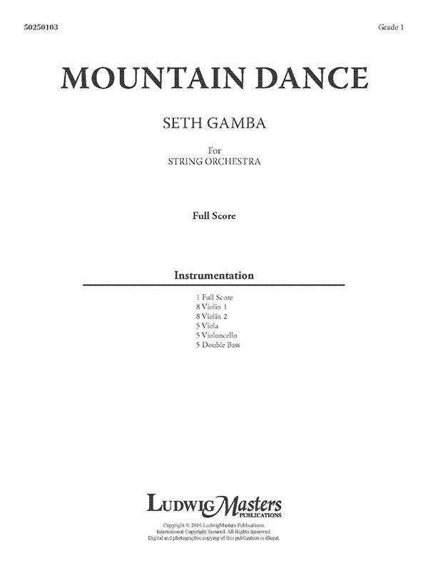 Mountain Dance Full Score