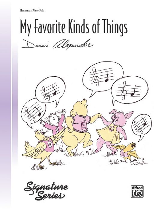 My Favorite Kinds of Things Sheet Music