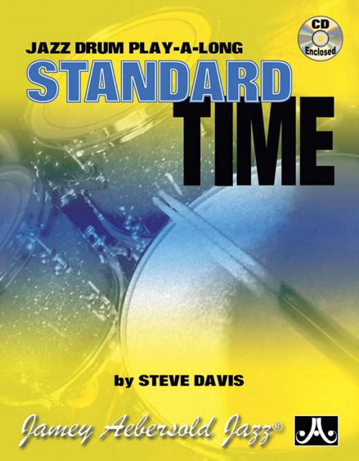 Standard Time Jazz Drum Play-A-Long Book & Online Audio