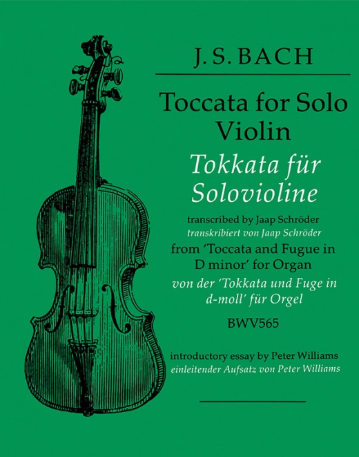 Toccata for Solo Violin from 'Toccata and Fugue in D minor' for Organ Score