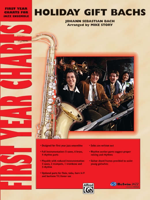 Holiday Gift - Bach Conductor Score & Parts for Jazz Ensemble