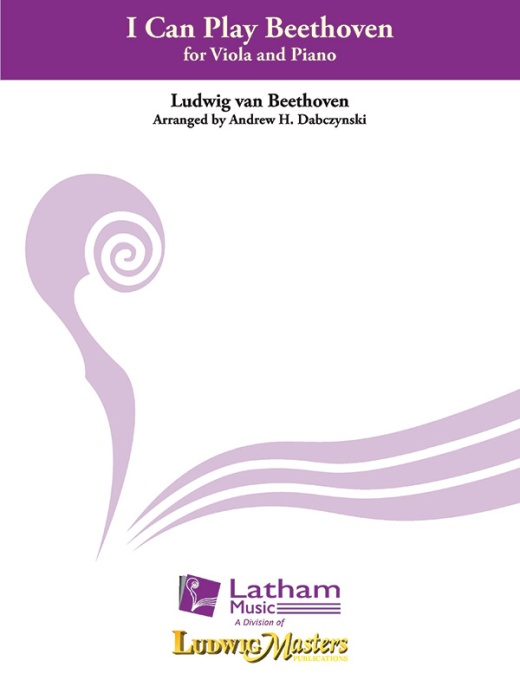 I Can Play Beethoven for Viola and Piano Book