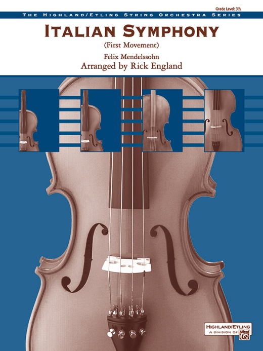 Italian Symphony (First Movement) Conductor Score & Parts