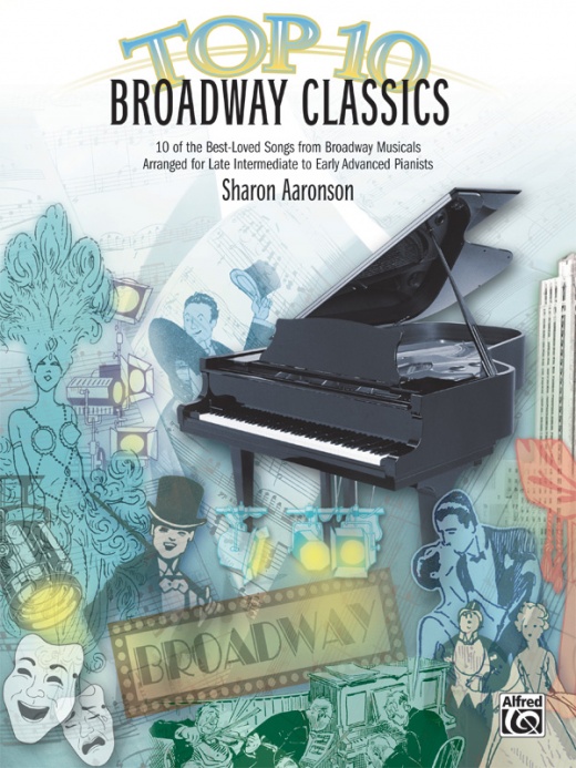Top 10 Broadway Classics Piano Book