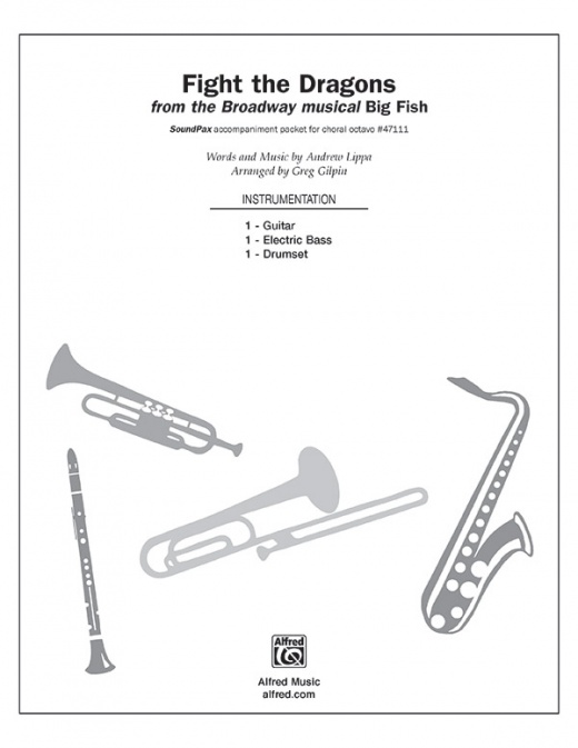 Fight The Dragons From The Broadway Musical Big Fish Instrumental Parts