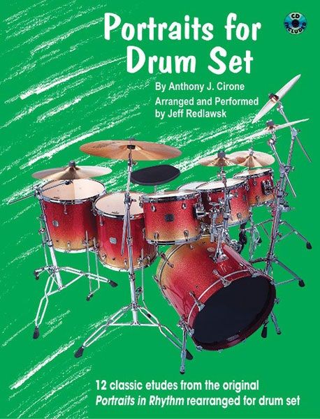 Portraits For Drum Set Book & CD - 12 Classic Etudes for Drummers