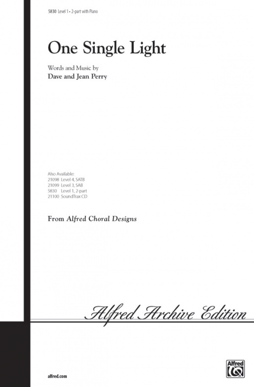 One Single Light Choral Octavo