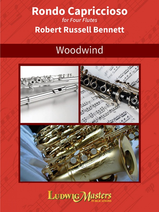 Rondo Capriccioso Conductor Score & Parts for Flute Quartet
