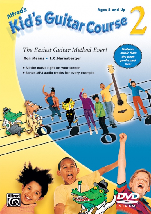 Alfred's Kid's Guitar Course 2 The Easiest Guitar Method Ever! DVD
