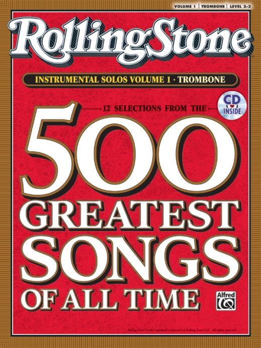 Rolling Stone Magazine's 500 Greatest Songs of All Time: Instrumental Solos, Volume 1 Book & CD - Trombone