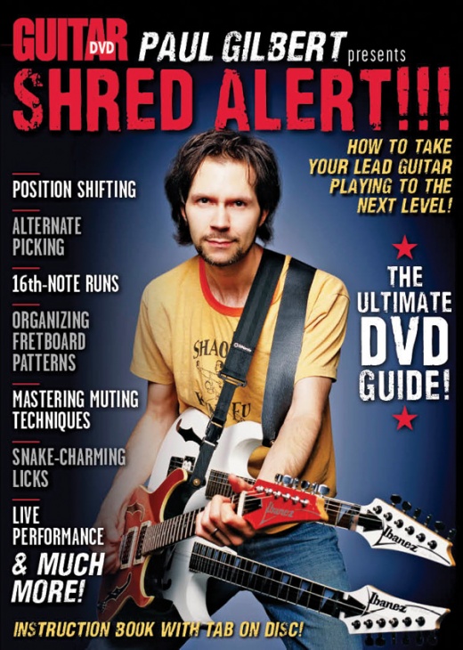 Paul Gilbert Presents Shred Alert!!! DVD: Learn to Shred Like a Pro