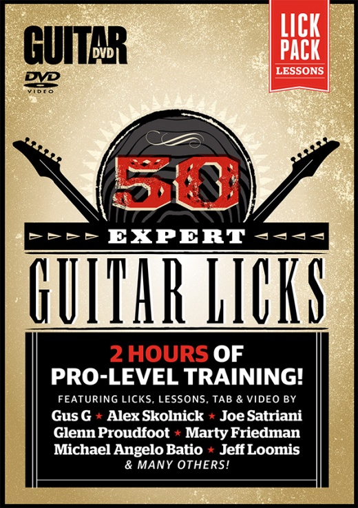 Guitar World: 50 Expert Guitar Licks 2 Hours Of Pro-Level Training! DVD