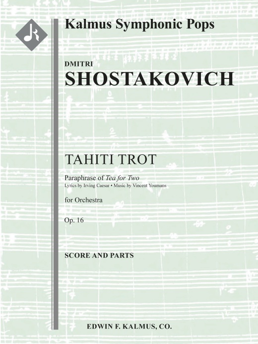 Tahiti Trot, Op. 16 Conductor Score & Parts